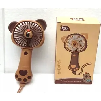 Domácí ventilátor MINI VENTILÁTOR, BEZDRÁTOVÝ VĚTRÁK DO RUKY 3 REŽIMY