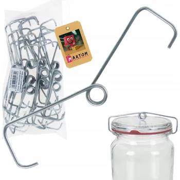 Obraz Pružinka do sklenice Martom kovová stříbrná 20 ks