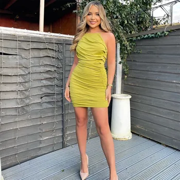 Dámské šaty Šaty AX Paris Lime 1152027 16 (XL)