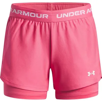 Dívčí kraťasy Under Armour Super Pink 1151815 13 (XL)