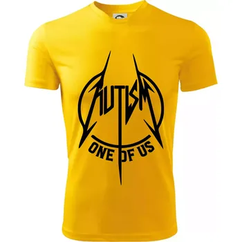 Chlapecké tričko Autism one of us - Dětské triko sportovní (dresovina) - 134 cm/8 let ( Žlutá )
