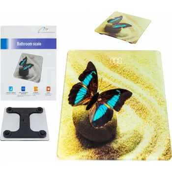 Osobní váha Skleněná elektronická osobní váha 180 kg - mix barev