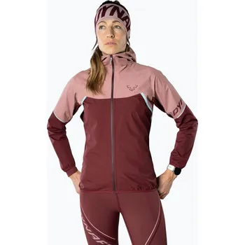 Dámská větrovka Dámská běžecká bunda DYNAFIT Alpine GTX mokarosa