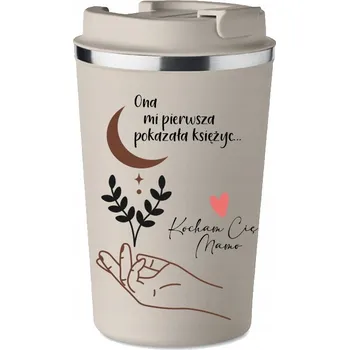 Obraz TERMOHRNEK Premium béžová dárek ke SVÁTEK MATEK ukázala mi měsíc KT