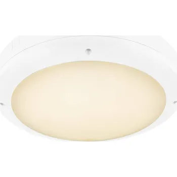 Venkovní osvětlení BIG WHITE (SLV) OUTDOOR BULKHEAD V 360 SENSOR 20W 830/840/856 IP65 IK10, bílý 1008901