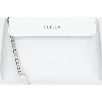 Kabelka Malé crossbody psaníčko Anie bílá/stříbro