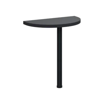 Stolová podnož SIJD - 80 přístavba jednací, kovová podnož černá, síla desky 36 mm, široká 800 mm, antracit