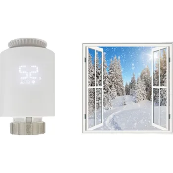 vypínač Sada 4 ks chytrých termostatických ventilů Tuya ZigBee Ovládání přes aplikaci Týdenní plán Alexa Google Home Radiátor Smart domácnost