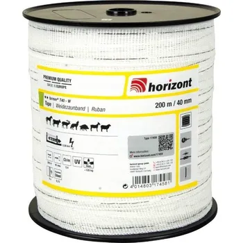 Ohradníková páska BEAUMONT Farmer bílá 40mm