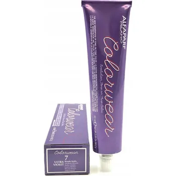Barva na vlasy Alfaparf Colorwear Barva na vlasy 7 Ultra Violet Střední Blond 60 Ml