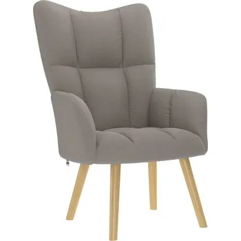 Křeslo vidaXL Relaxační křeslo textil [4016774] Barva: taupe
