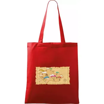 Paragliding v ČR - Taška bavlněná - 42 x 38 cm ( Červená )