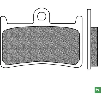 Brzdová destička brzdové destičky, NEWFREN (směs ROAD TT pro SINTERED) 2 ks v balení M502-955