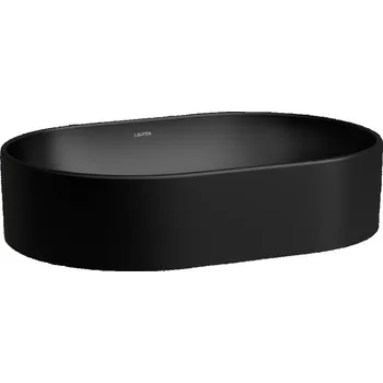 Umyvadlo Laufen Savoy umyvadlo 55x38 cm oválné na pult černá H8129447161091