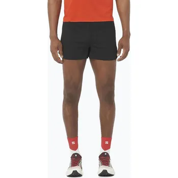 Pánské běžecké šortky Salomon S/Lab Speed Spl 3" deep black/fiery red