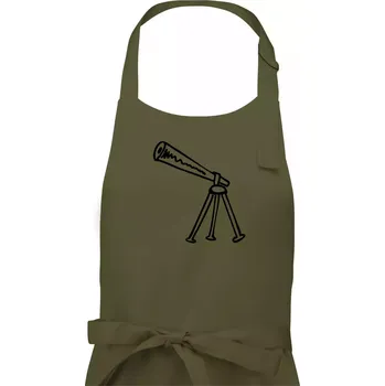 Kuchyňská zástěra Nebe - Dalekohled - Pánská zástěra na vaření - Univerzální velikost ( Khaki )