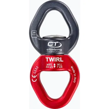 Horolezectví Obratlík Climbing Technology Twirl grey/red