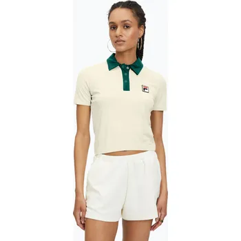 Dámské tričko Dámské polo tričko FILA Looknow antique white