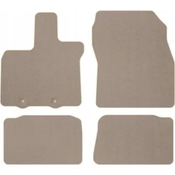 autokoberec Koberce Edecor velurové 4 ks