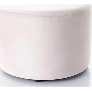 Taburet Taburet Caen A Velvet, krémová