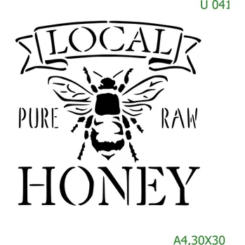 Šablona U 041 - 30 x 30 cm , Nelepící folie