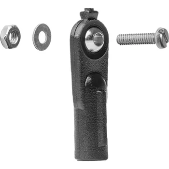 RC náhradní díl Plastový kloubek M2 s mosaznou kuličkou a příslušenstvím, 100 ks.