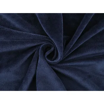 Stoklasa Minky hladké / jemný plyš SAN (1 m) modrá