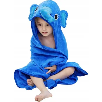 Deka s kapucí Michley 90 x 90 cm modrá