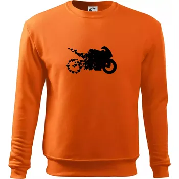 Pánská mikina Moto love - Mikina Essential pánská - 3XL ( Oranžová )