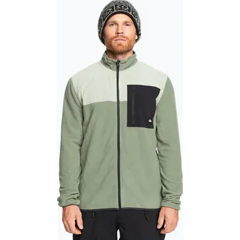 Pánská mikina Pánská snowboardová mikina Quiksilver Aker Full Zip Fleece sea spray