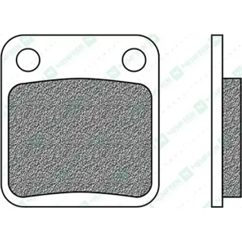 Brzdová destička brzdové destičky, NEWFREN (složení OFF ROAD ATV ORGANIC) 2 ks v balení