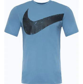 Pánské tričko Pánské tričko Nike Hyverse Swoosh Dri-Fit aegean storm/black