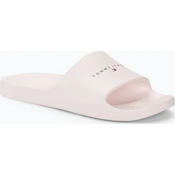 Dámské pantofle Dámské nazouváky Tommy Jeans Printed Pu Pool Slide ecru