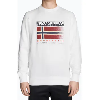 Pánská mikina Pánská mikina Napapijri B-Kreis C brightwhite