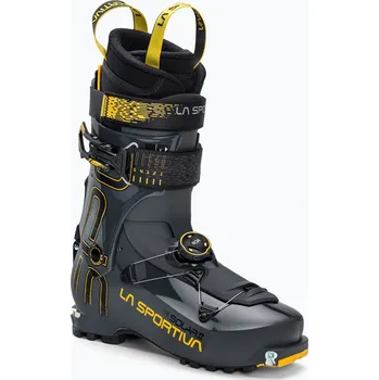 Pánská treková obuv Pánské parašutistické boty La Sportiva Solar II grey-yellow 89G900100