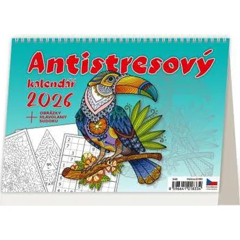 Kalendář Stolní antistresový pracovní kalendář 2026