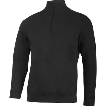 Pánská mikina AMIR pánská merino mikina - Černá 9090 / XL / Černá