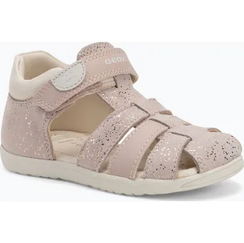 Dívčí obuv Dětské sandály Geox Macchia rose/off white