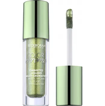 Oční stíny Deborah Milano tekutý oční stín Color Chrome, 04 Lux Green, 4,9g
