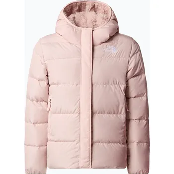 Dívčí bunda Dětská péřová bunda The North Face North Down Fleece Parka pink moss