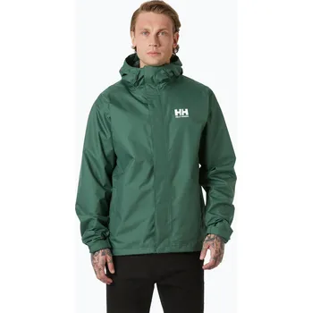 Pánská větrovka Pánská bunda do deště Helly Hansen Seven J jungle green
