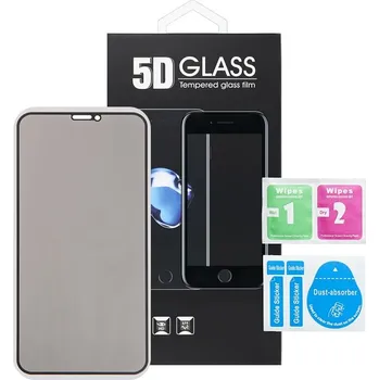 Tvrzené sklo (Tempered Glass) "5D" pro Apple iPhone X / Xs / 11 Pro - 2,5D - privacy - 0,3mm