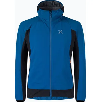 Pánské oblečení Pánská bunda Montura Premium Wind Hoody deep blue/ orange