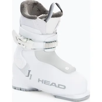 Sjezdové lyžování Dětské lyžařské boty HEAD J1 white/gray
