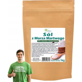 Přisada na vaření a pečení SŮL Z MRTVÉHO MOŘE 1 KG PŘÍRODNÍ NEOČIŠTĚNÁ