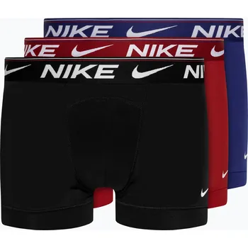 Pánské boxerky Nike Dri-FIT Ultra Comfort Trunk, 3 páry, red/deep royal/black