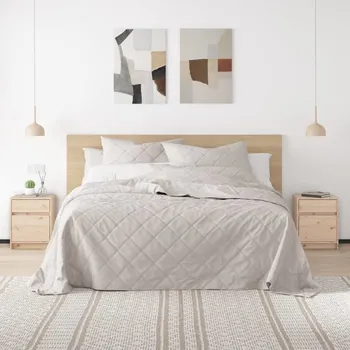 Noční stolek vidaXL Noční stolek 40 x 31 x 50 cm masivní borovice [808123] Barva: Přírodní