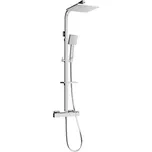 Mexen CQ45 nástěnná sprchová sada s dešťovou sprchou a termostatickou baterií, chrom - 772504595-00