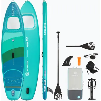 Paddleboard SUP AQUASTIC Vista 11'2" green