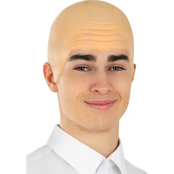 Karnevalová paruka Funiglobal - Latexová plešatá paruka -